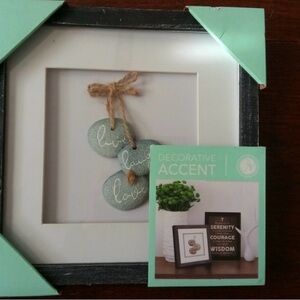 Decorative Accent with Inspirational Stones